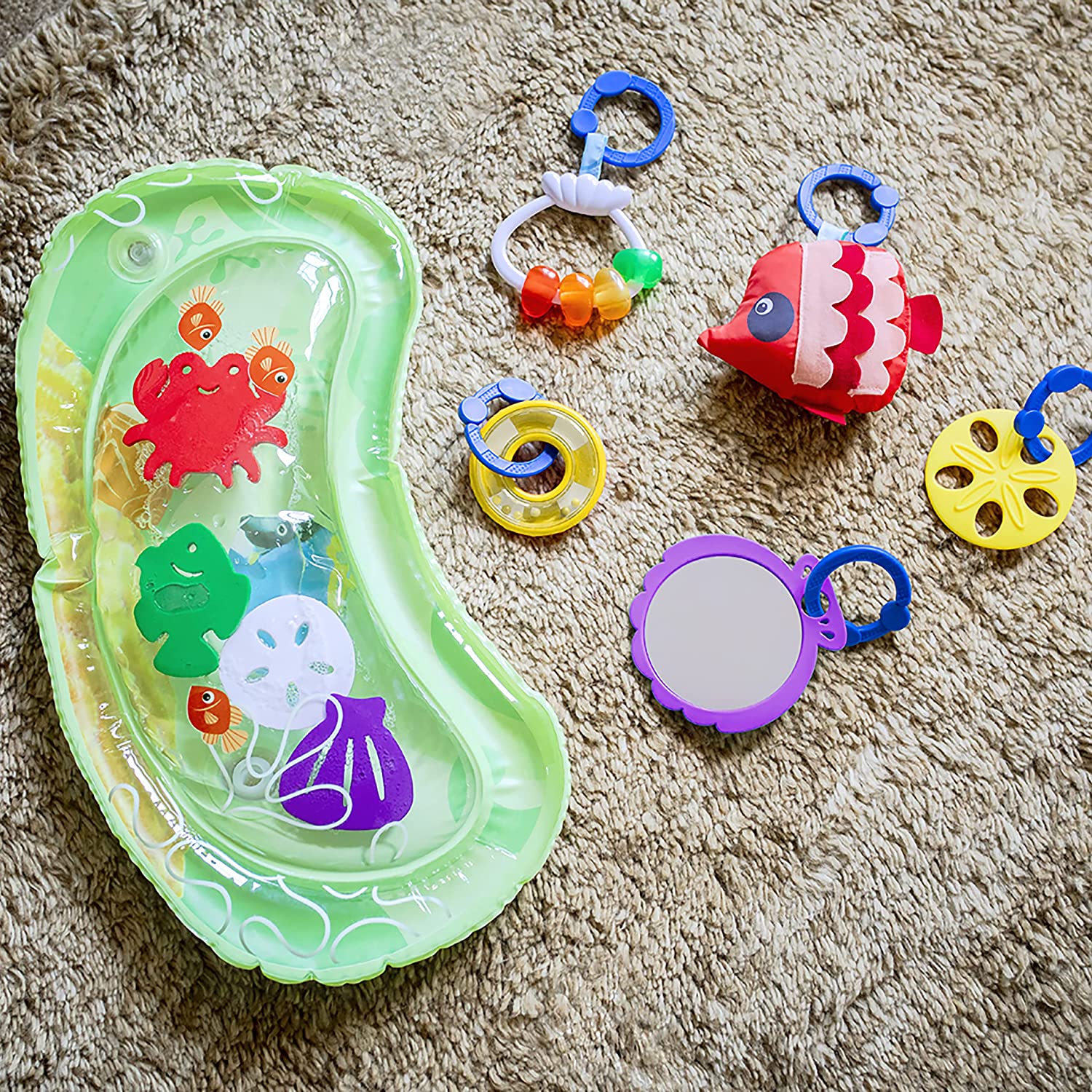 Baby Einstein 4-in-1 Kickin' Tunes Music and Language Play Gym and Piano Tummy Time Activity Mat - Image 4